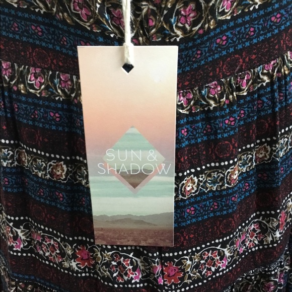 Sun & shadow boho top or short dress Nordstrom. - Picture 4 of 5
